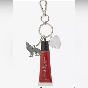 The Twilight Saga Wolf Heart Lip Gloss Key Chain - BNIB NEVER OPENED